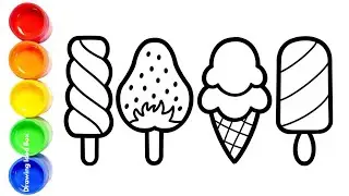 Fun Ice Cream Cone Drawing for Kids | Easy Step-by-Step Tutorial and Cone Ice-Cream Drawing Ideas