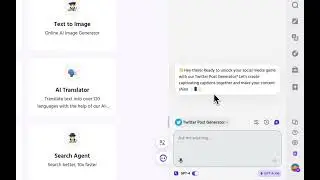 Monica AI Twitter-X Post Generator