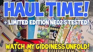 HAUL TIME! Check Out My Buys + 50th Anniversary Neocolor 2's Swatch and Comparison. 