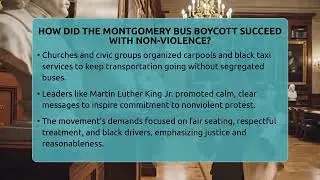 How Did The Montgomery Bus Boycott Succeed With Non violence?   Moral Politics Experts