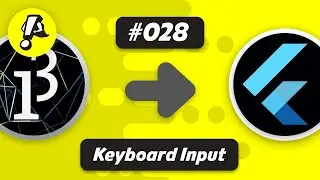 Ep. 028 - keyboard input | Flutter Processing
