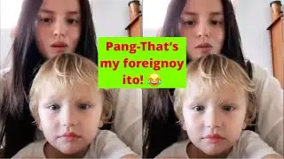 Anak ni GEORGINA WILSON ang galing pala talaga MAG TAGALOG!