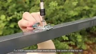 How to install Hit and Miss Composite fence Panel