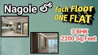 3BHK Flat for sale in Nagole|2200 Sq.Feet|North facing|Hyderabad|Hyderabad Property Show|