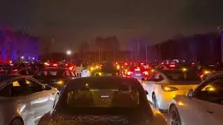 Tesla LightShow Finland Vermo 18th November 2023