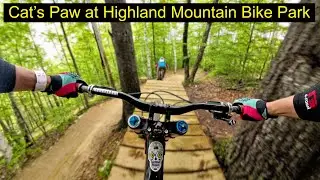 CAT'S PAW - MOST POPULAR Trail in Highland Mountain Bike Park #mtb #subscribe