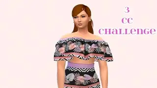 The Sims 4 CAS: THE 3 CC CHALLENGE // Collab w/KING JOSH SIMS