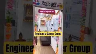 Diwali Preparation in Engineers Career Group #shorts #diwalispecial #jksssbje
