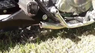 Honda Rebel 250 Straight Piped (Sound Test)