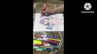 A beautiful doll sketch 
