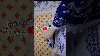 cuttwork on kameez chalk daman | easy stitching tips