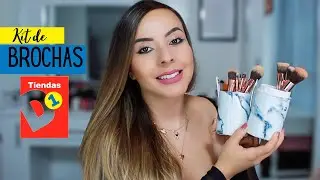 Brochas de Tiendas D1 Reseña y Maquillaje |Karomakeup|