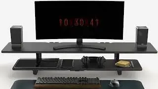 Dual Layer Monitor Stand with DualArc design