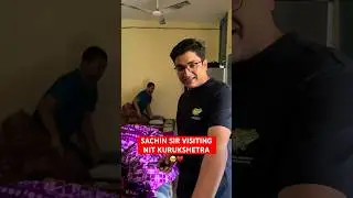 SACHIN SIR AT NIT KURUKSHETRA🥹&hearts;️ #sachinsir #nitkurukshetra
