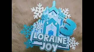 Frozen Cake Topper