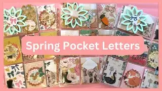 #satmornmakes Spring Pocket Letters @JillianNorwood  April 29 2023