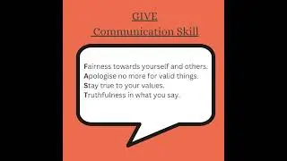 FAST Communication Skill
