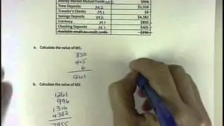 Calculate M1 and M2