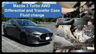 4th Gen Mazda 3 AWD Differential and Transfer Case Fluid Change