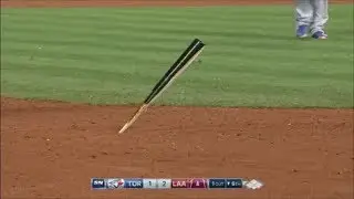 MLB Shattered Bats 2017