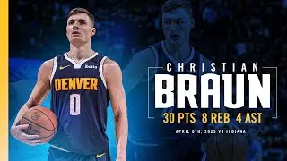 Christian Braun Full Game Highlights vs. Pacers 📺 | 4/6/25