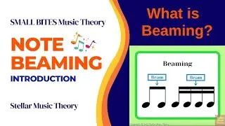 Note Beaming Introduction | Beaming Notes Into Beat | SMALL BITES Music Theory