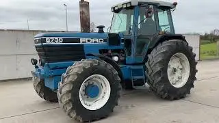 Ford 8730 power shift 4wd tractor