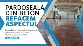Reconditionare beton- slefuire- durificare-chituire-sigilare-beton. #tratamentebeton