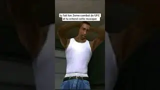 tu entend cette musique dans un combat UFC.#humour #youtube #memes #viralshort #ufc
