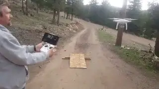 Hovering in The Wind With a Phantom