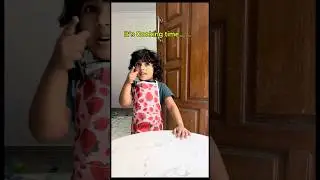 Little chef in making😬#funny #shortsviral #shortvideos #cooking #babygirl