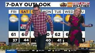 Adam Carolla gives the weather report on Good Morning Arizona!