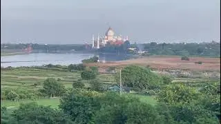 Tajmahal from Agra fort symbols of love