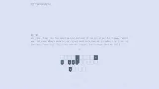 224 WPM Thicc Monkeytype Quote