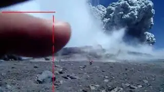 EXPLOSIÓN POPOCATÉPETL A METROS DEL CRÁTER