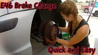 E46 Build Ep. 4 (How to Change E46 Brake Rotors and Pads)