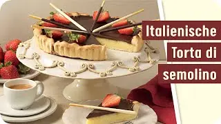Italienische Torta di semolino | al cioccolato