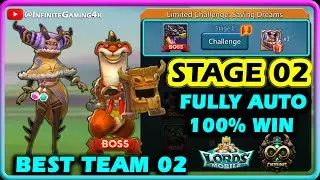 Lords Mobile Dream Witch Limited Challenge Stage 2 Fully Auto | Saving Dreams Stage 2 Fully Auto