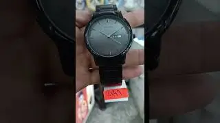 sonata black chain watch + day & date black premium watch for Titan premium brand new style