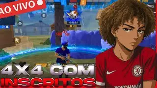 4X4 COM OS INSCRITOS 🔥CS COM INSCRITOS 🔥FREE FIRE AO VIVO! RUMO 40K 🔥 #40k
