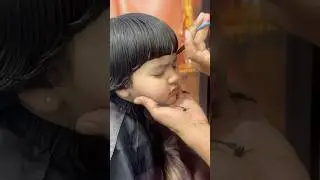 Baby hair cutting #hair #hairstyle #haircut