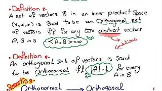 Inner product vector space Part 1