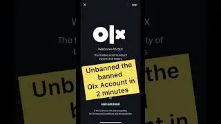 How to unban Olx Suspended  Account ll Olx  reactivation #shorts #shortsvideo #howto