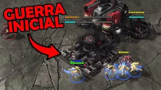 Tentei fazer um Proxy de Terrano contra Protoss no StarCraft 2