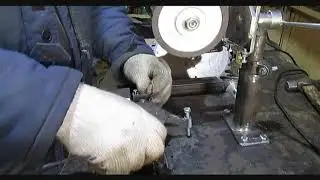 Самодельный станок заточки дисковых пил.№ 2. обзор, смотри описание