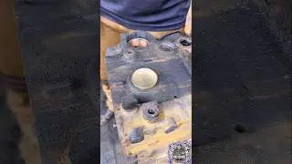 How to Install New Core Plug in Engine Block #mechanic #automobile #how #youtubeshorts #shorts #tips
