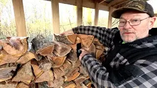 How to stack firewood I will share my SAFETY INVENTION