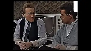 When Alex Trebeck was host of Music Hop on TV in the 1960s, American Bnadstand copy.