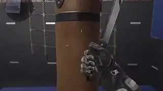 Warface Army knife melee, with normal strikes and powerful strikes