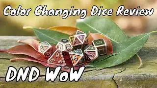 DnD WoW Color Changing D&D Dice Set by View Angle Review